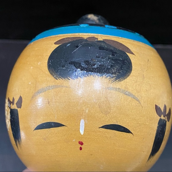 Vintage 6” Japanese Kokeshi Doll - Picture 9 of 15